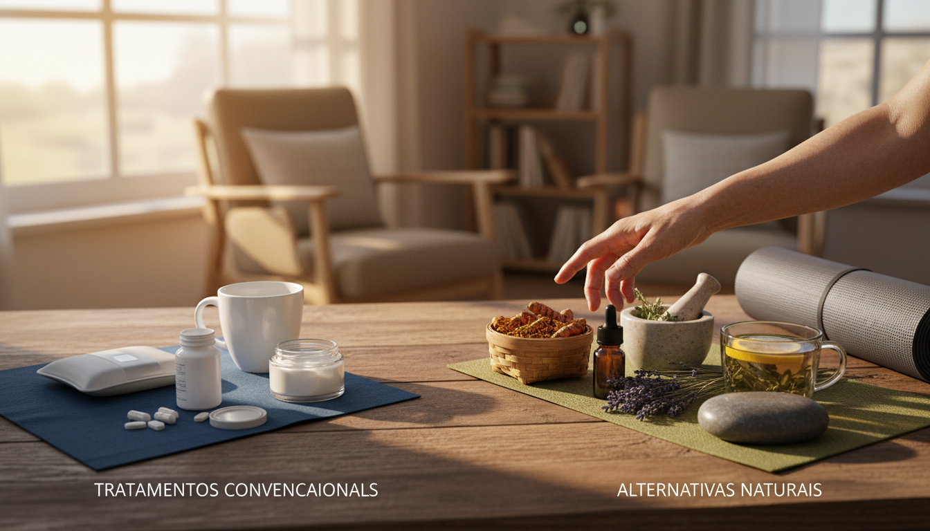 Comparativo: Tratamentos Convencionais vs Alternativas Naturais