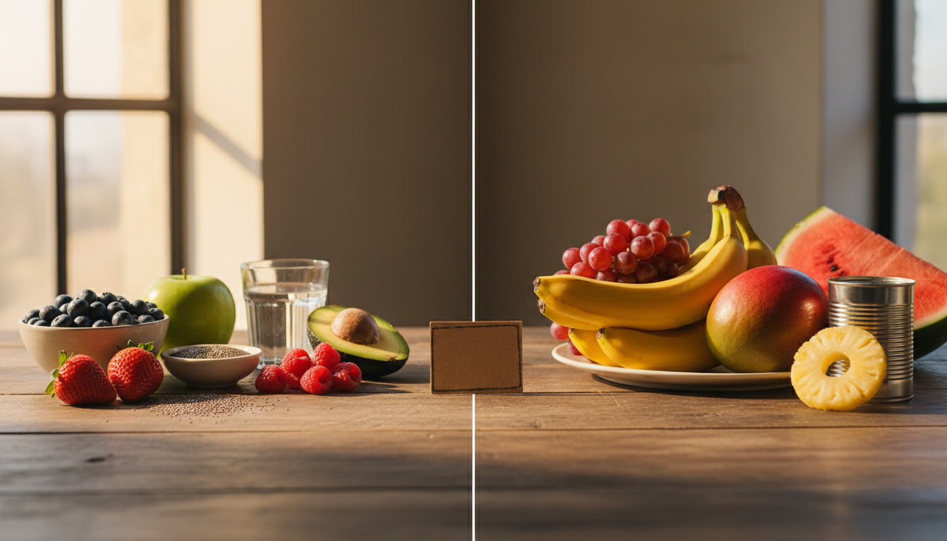 Frutas para Diabéticos vs Frutas Comuns: Qual a Diferença?