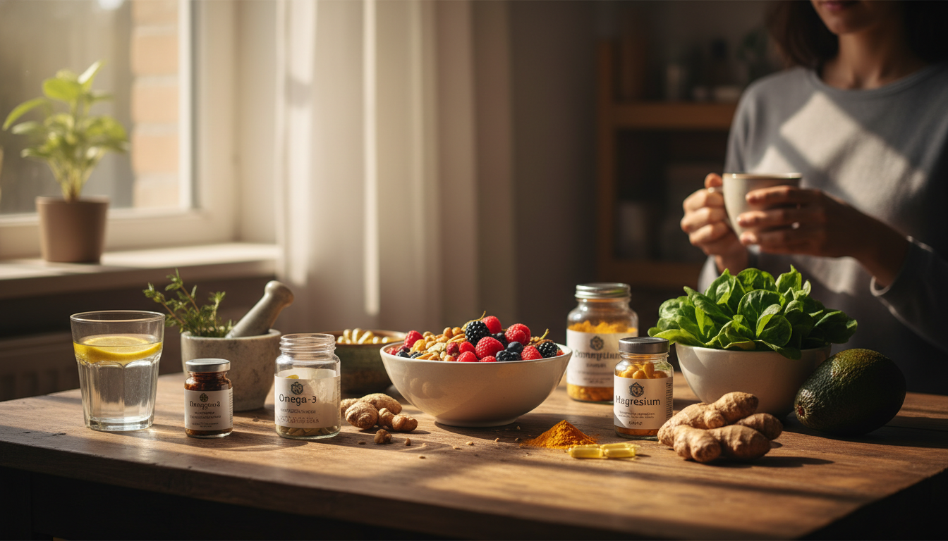Alimentação e Suplementos que Ajudam no Controle da Dor