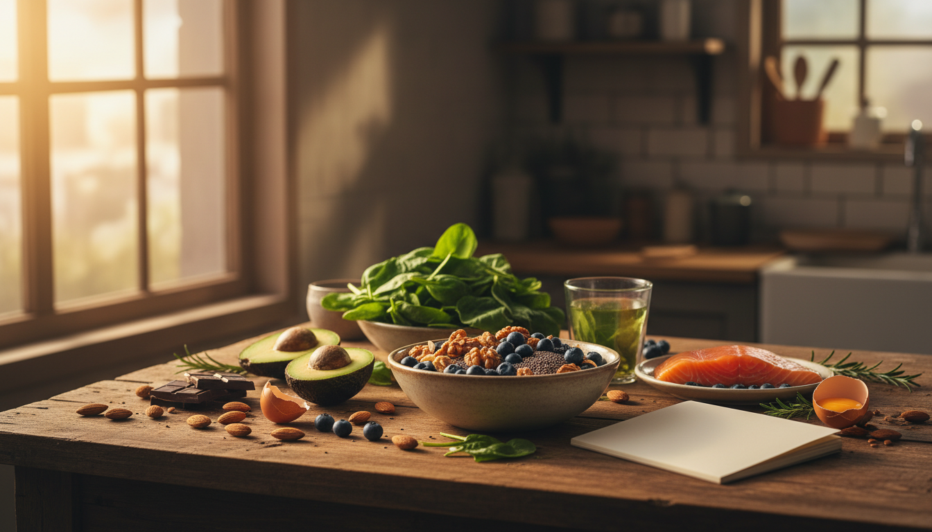 Composição Nutricional dos Melhores Alimentos para o Cérebro