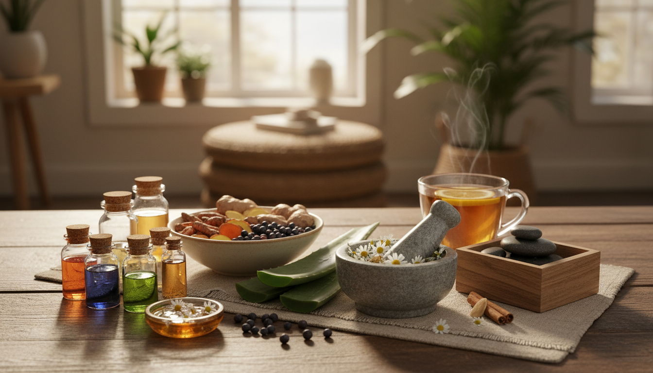 Composição de Remédios Naturais para Alívio da Dor