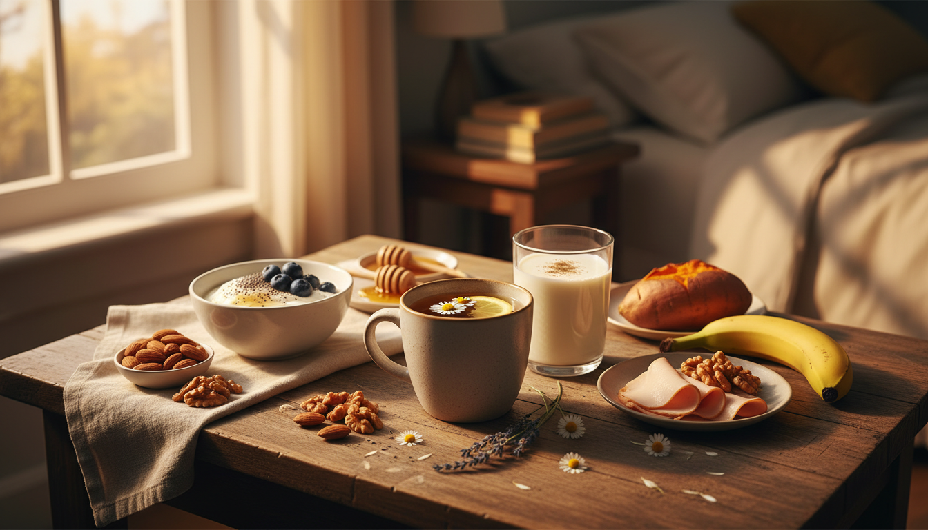 Alimentos e Bebidas que Influenciam a Qualidade do Sono