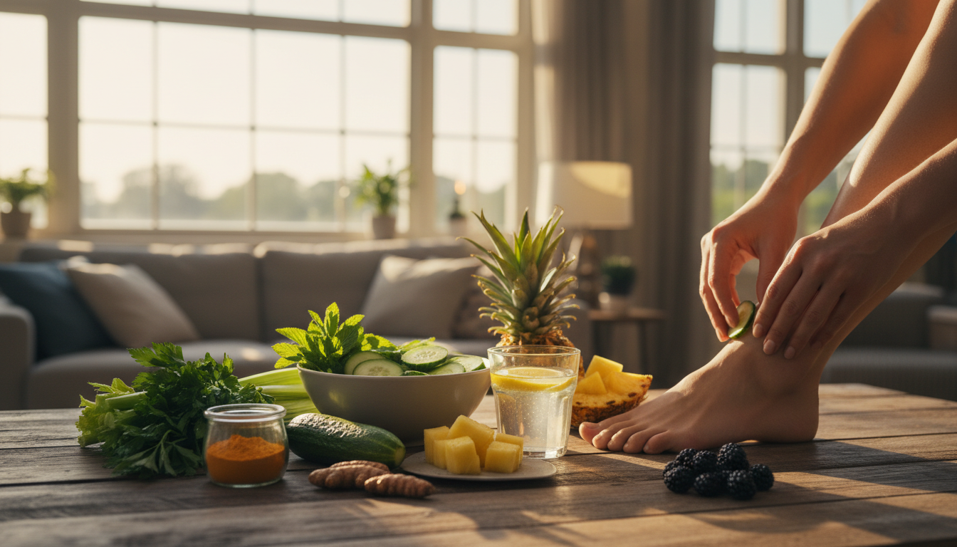 Melhores Ingredientes Naturais para Reduzir o Inchaço