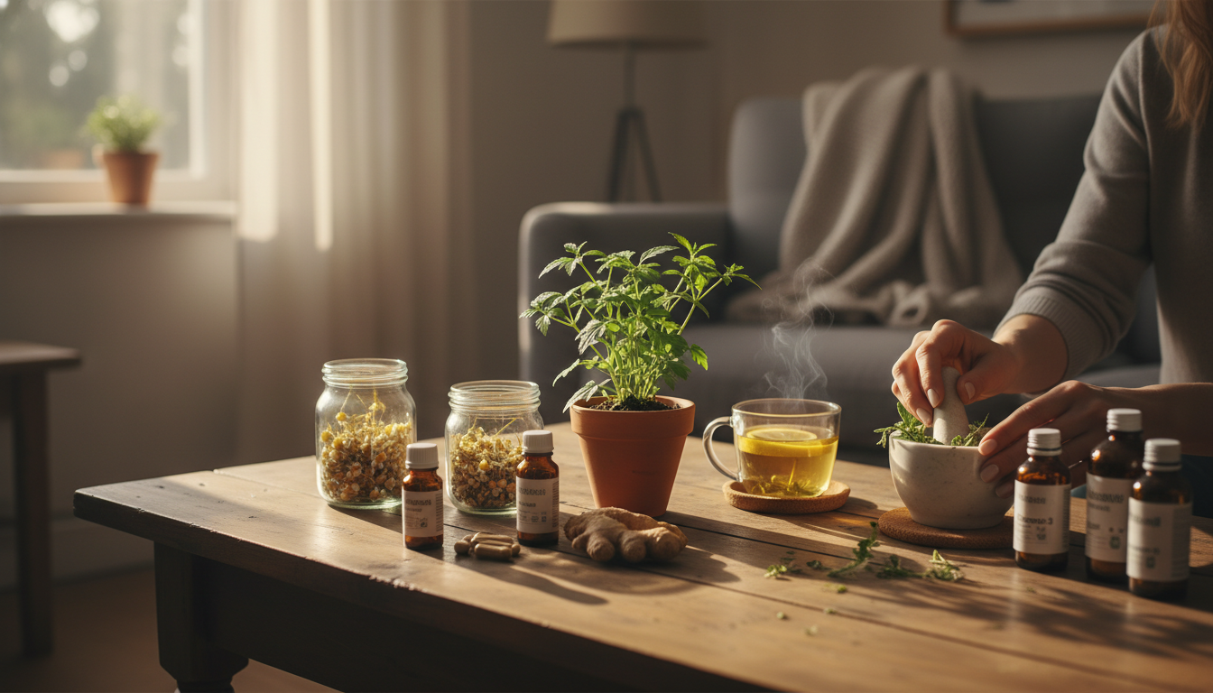 Remédios Naturais: Plantas e Suplementos para o Alívio