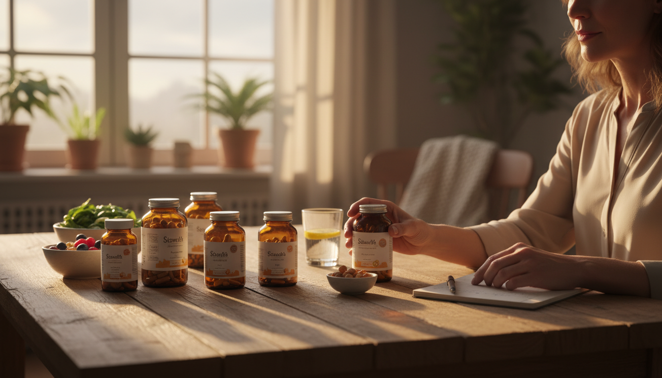 Suplementos e Vitaminas que Ajudam na Menopausa