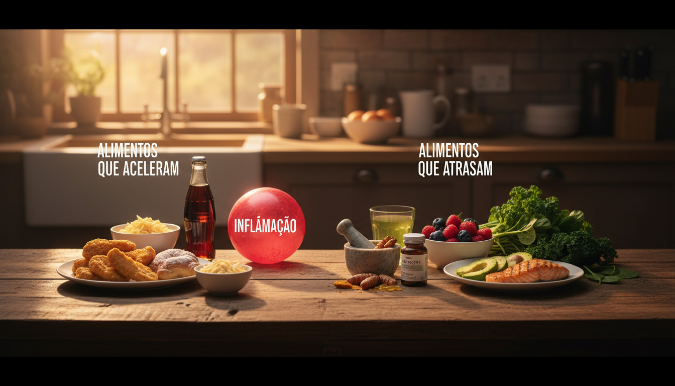 Impacto da Alimentação na Inflamação: Alimentos que Aceleram e Atrasam