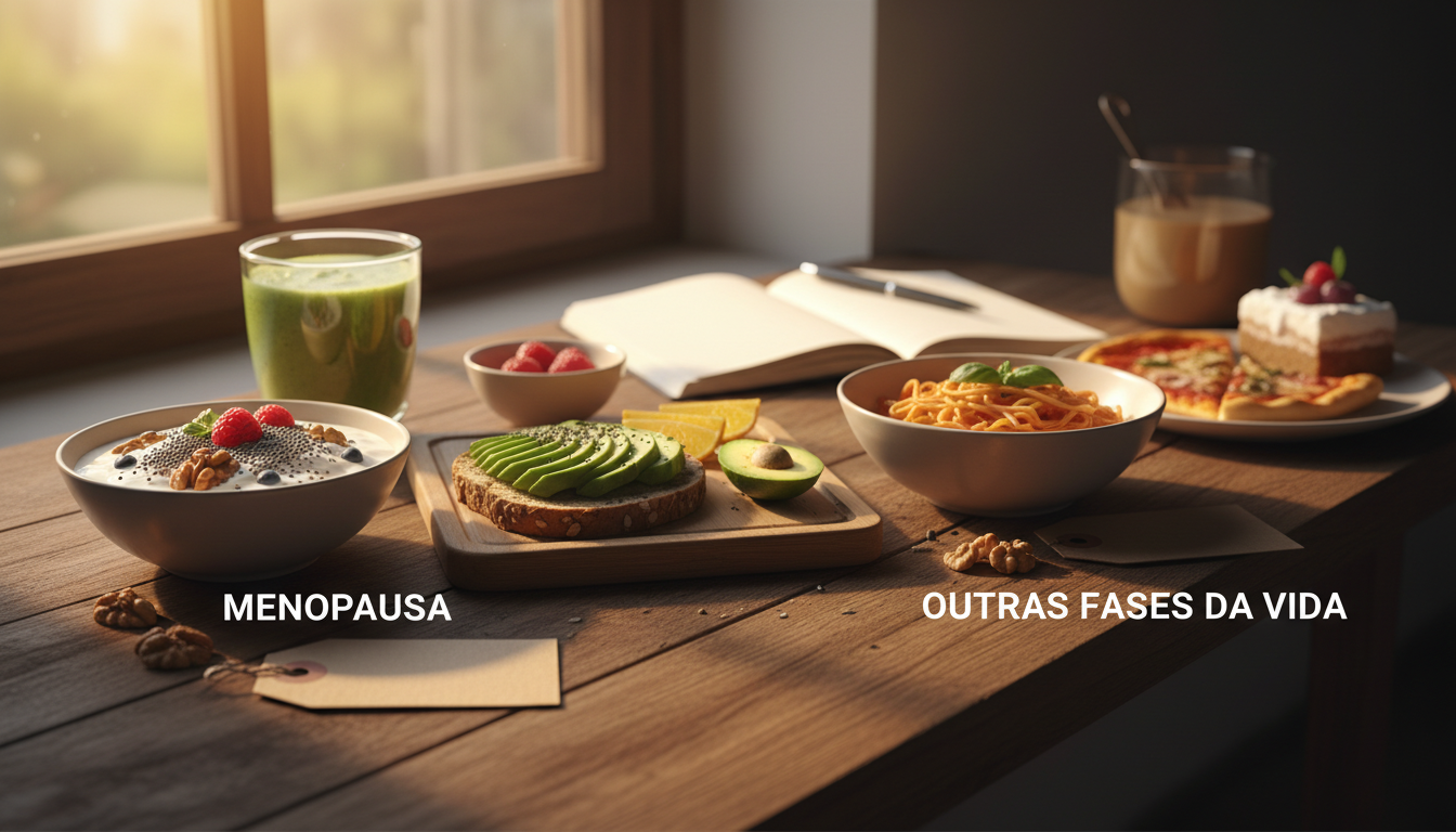 Menopausa vs Outras Fases da Vida: Como a Dieta Muda