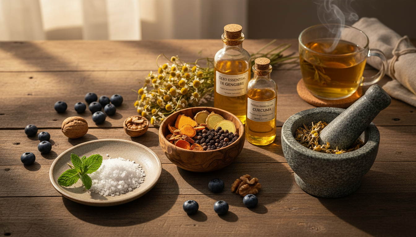 Ingredientes Naturais que Ajudam no Alívio da Dor nas Costas