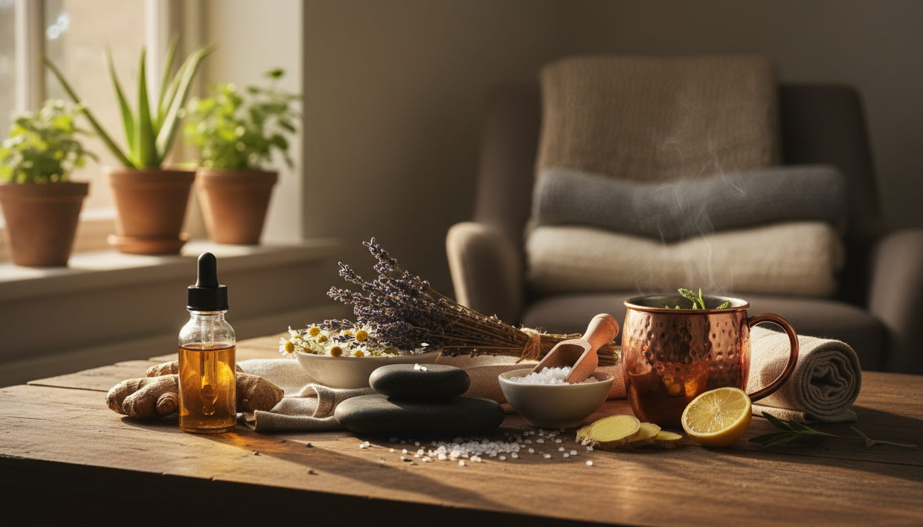 Composição dos Métodos Naturais para Alívio da Dor